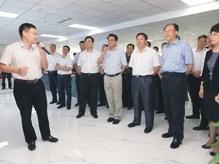 安徽省委常委、岳阳市委书记吴存荣，岳阳市党政代表团一行光临我集团参观调查